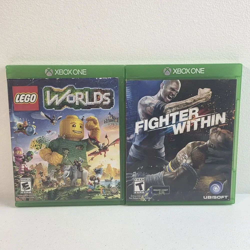 Lot Of 2 XBOX ONE Games Lego Worlds & Fighter Within